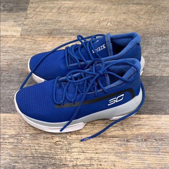 Under Armour Kids Royal Blue Sneakers - Picture 2 of 4